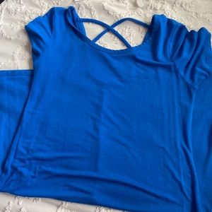 Blue dress